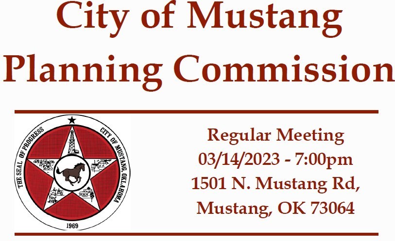 Cover of 3/14/2023 Planning Commission Agenda