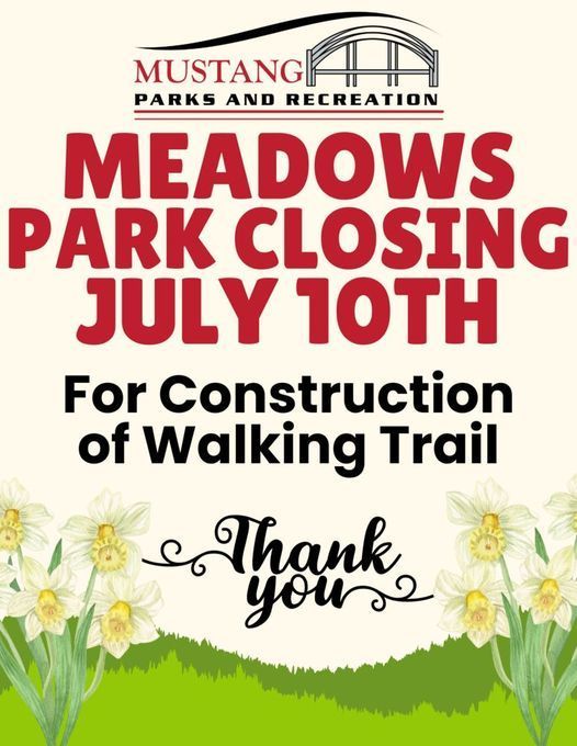 Meadows Park Closing Poster