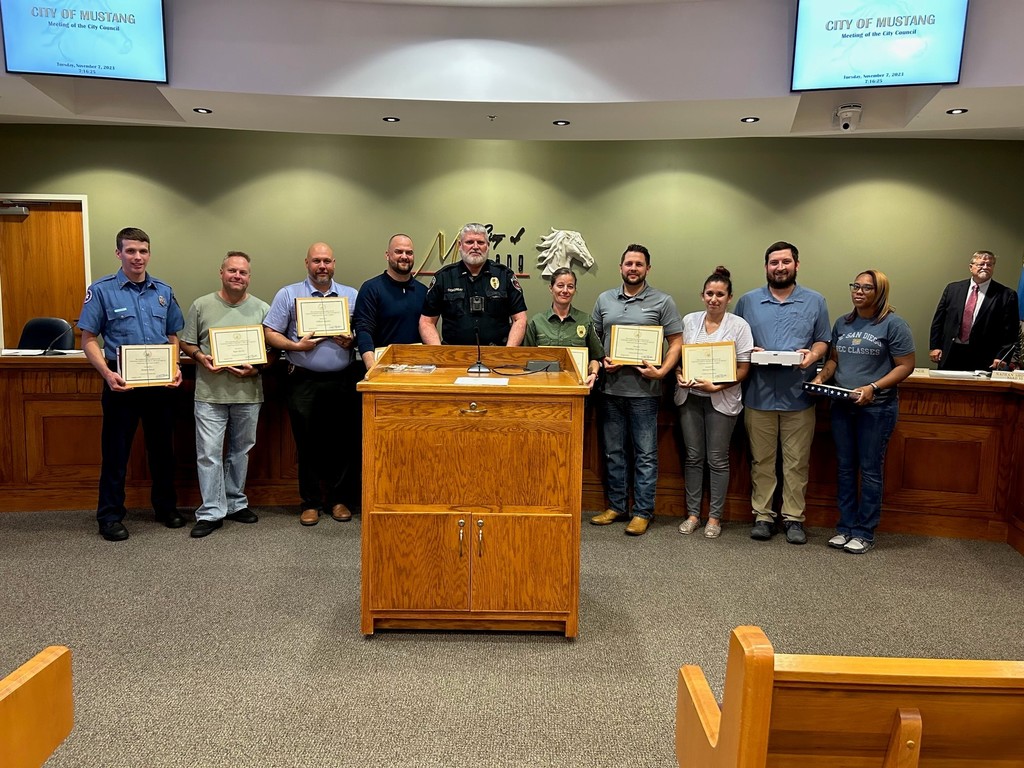 A phot of City Employees that are Veterans